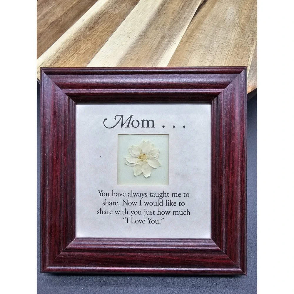 Vintage Dried Flower Framed Mom Mother's‎ Day